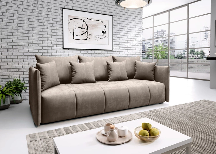 Moderne Polstersofa Ardi 3R - Braun