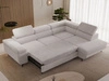Ecksofa L-Form mit Schlaffunktion und Bettkasten Argon Rechts Grau