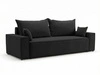 Schlafsofa mit Bettfunktion und Bettkasten Sivra Schwarz