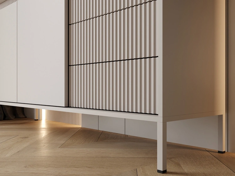 Kommode mit Türen und Schubladen 153 cm Sorano Beige