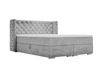 Boxspringbett mit Bettkasten 180x200 Lion Grau