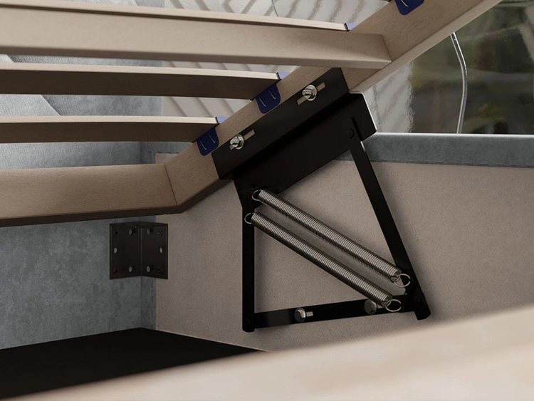 Polsterbett mit Bettkasten und Lattenrost 180x200 Salento Schwarz