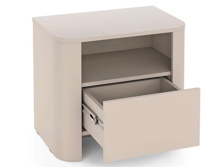 Nachttisch mit Schublade fürs Schlafzimmer Brillo Kaschmir