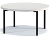 Runder Couchtisch Sevilla Weiß Matt