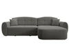 Ecksofa L-Form mit Schlaffunktion und Bettkasten Avessio Grau