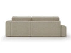 Ecksofa L-Form Rechts mit Schlaffunktion und Bettkasten Lana Beige
