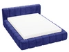 Polsterbett mit Bettkasten und Lattenrost 180x200 Ibiza Dunkelblau