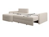 Ecksofa L-Form mit Schlaffunktion und Bettkasten Arvento Beige