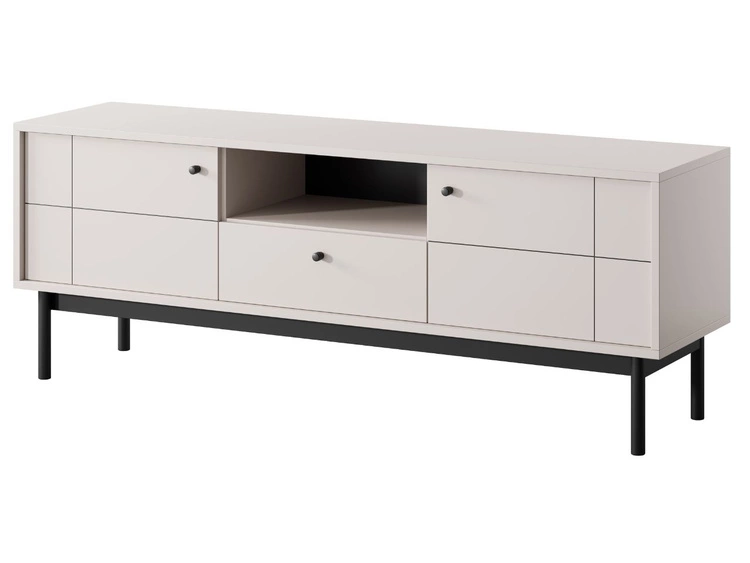 TV-Lowboard mit Schublade und Türen Julio Cashmere
