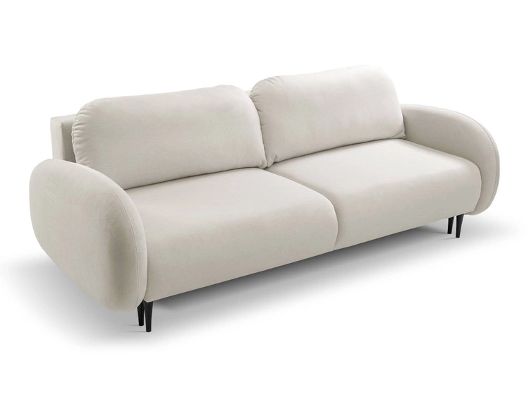 Schlafsofa mit Bettfunktion und Bettkasten Alta Hellgrau