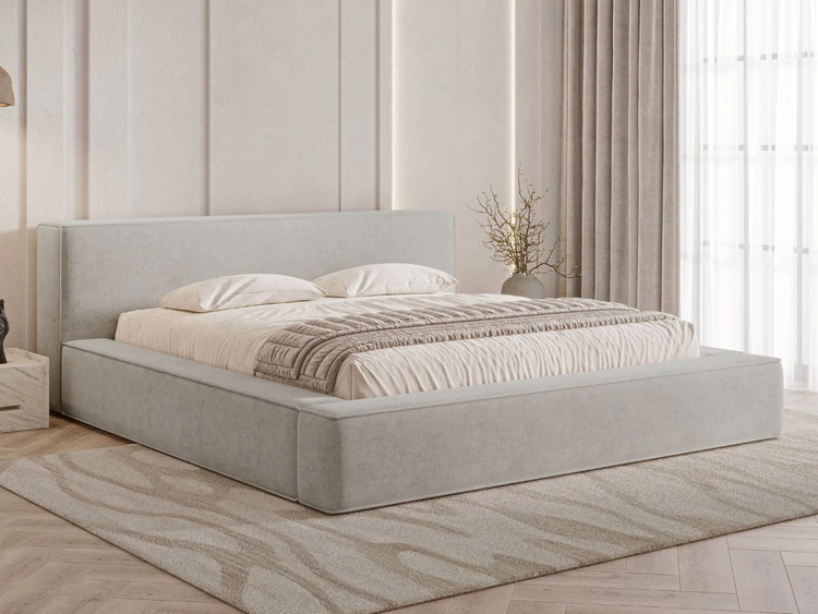 Polsterbett mit Bettkasten und Lattenrost 180x200 Mali Grün