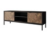 TV-Lowboard mit Türen Tavio Schwarz