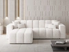 Ecksofa L-Form Links Nork Creme
