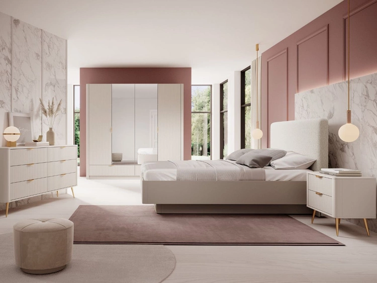 Nachtschrank Latina Beige