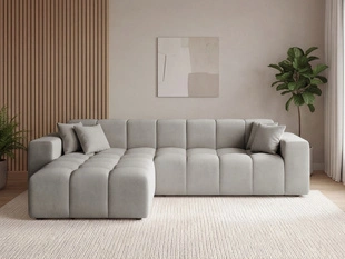 Ecksofa L-Form Links Moderne Ecksofa Loopo Grau