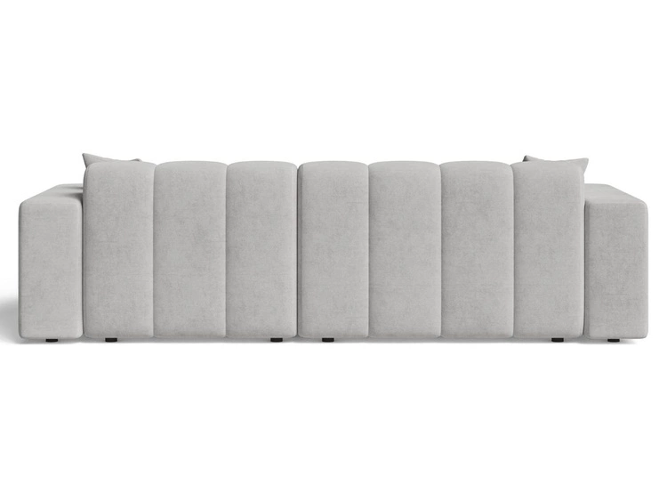 Ecksofa L-Form Rechts Nork Grau