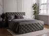 Boxspringbett mit Bettkasten 180x200 Montego Anthrazit