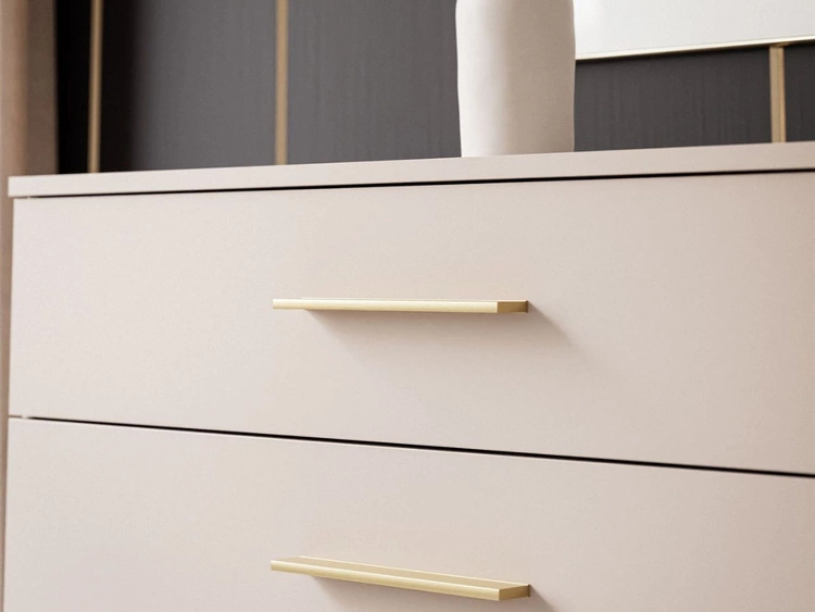 Kommode mit Schubladen und LED-Beleuchtung Nuveo Kaschmir