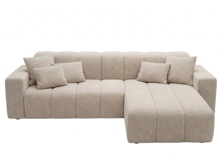 Ecksofa L-Form Rechts Nork Beige