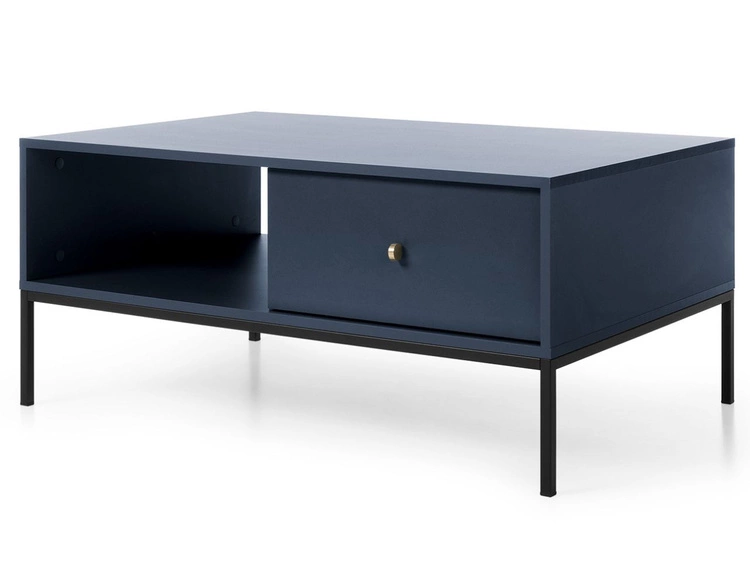 Wohnzimmerset Amor Dunkelblau