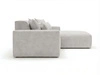 Ecksofa L-Form Rechts Moderne Ecksofa Leni Grau
