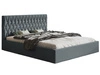 Polsterbett mit Bettkasten und Lattenrost 180x200 Benny Dunkelgrau