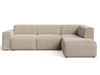 Ecksofa L-Form Rechts Eluno Beige