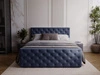 Boxspringbett mit Bettkasten 180x200 Montego Blau