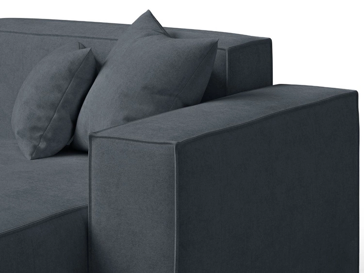 Ecksofa L-Form Rechts Arizona Dunkelgrau