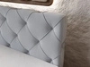 Boxspringbett mit Bettkasten 180x200 Napoli Grau