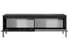 TV-Lowboard mit Türen 153 cm Sorano Schwarz