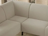 Ecksofa L-Form Links Regento Bouclé-Stoff Beige