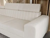 Ecksofa mit Schlaffunktion und Bettkasten Berona links Beige