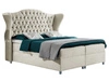 Boxspringbett mit Bettkasten 120x200 Kate Creme