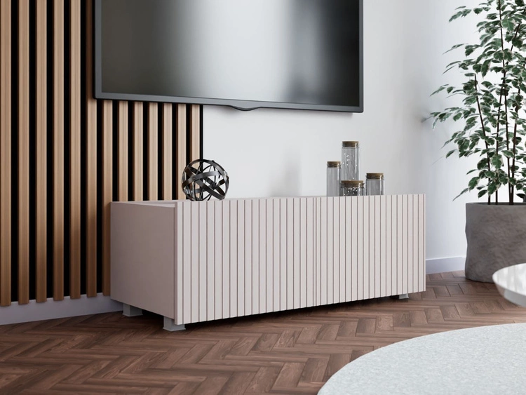 TV-Lowboard mit Türen 100 cm Kioto Cashmere