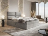 Boxspringbett mit Bettkasten 140x200 Hera Grau