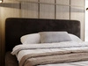 Polsterbett mit Bettkasten und Lattenrost 200x200 Amaro Schwarz