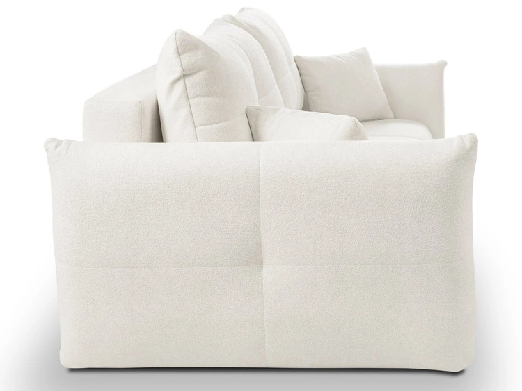 Schlafsofa mit Bettfunktion und Bettkasten Bene Creme