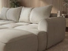 Ecksofa L-Form Rechts mit Schlaffunktion und Bettkasten Bonno Beige