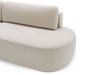 Ecksofa L-Form Links mit Schlaffunktion und Bettkasten Aurio O Creme