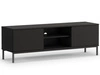 TV-Lowboard mit Türen 150 cm Soroko Schwarz