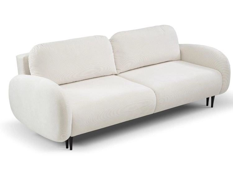 Schlafsofa mit Bettfunktion und Bettkasten Alta Hellbeige