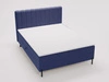 Boxspringbett mit Bettkasten 160x200 Primavera Dunkelblau
