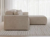 Ecksofa L-Form Rechts Nork Beige