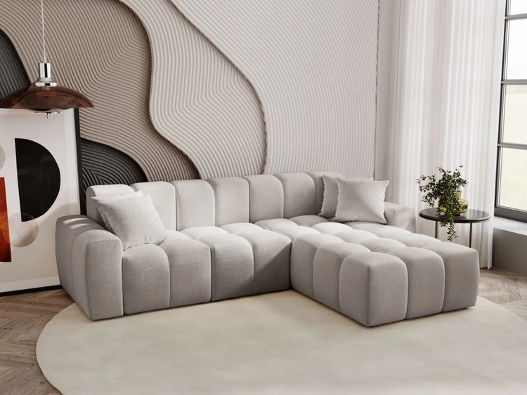 Ecksofa L-Form Rechts Moderne Ecksofa Colombo Grau