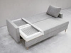 Schlafsofa mit Bettfunktion und Bettkasten Castelo Beige