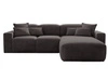 Ecksofa L-Form Rechts Moderne Ecksofa Leni Schwarz