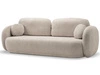 Schlafsofa mit Bettfunktion und Bettkasten Oreo Beige