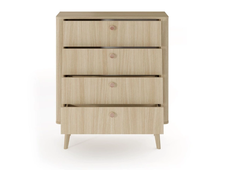 Hochkommode mit zwei Schubladen Bilancio Eiche Barista