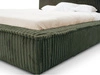 Polsterbett mit Bettkasten und Lattenrost 180x200 Lago Grün